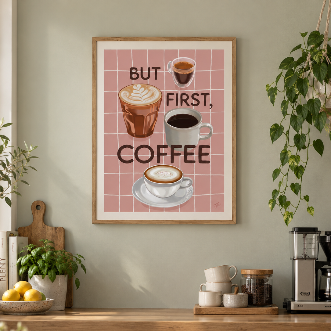 But first, coffee